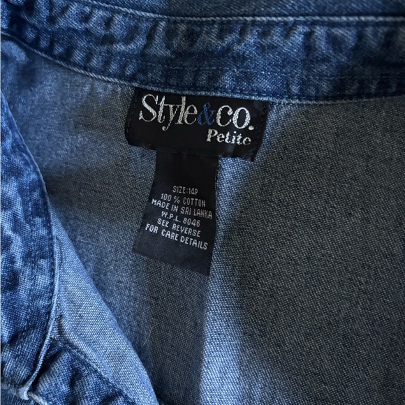 NWOT Denim Dress - Picture 3 of 3